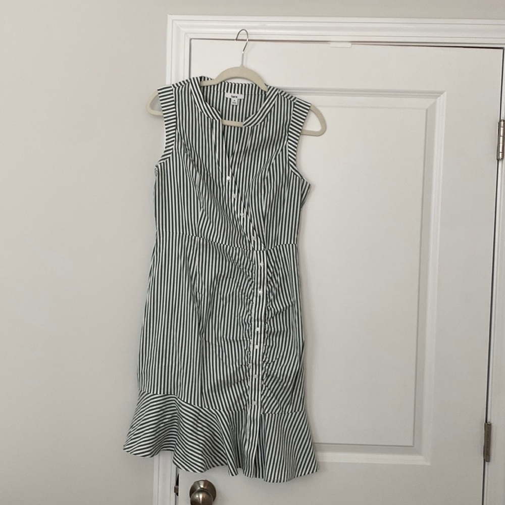Bar III Green Striped Dress